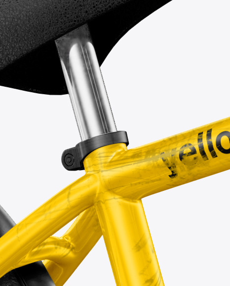 BMX Bicycle Mockup - Half Side View