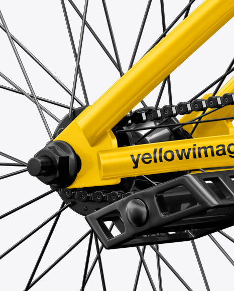 Download Bmx Bicycle Mockup Half Side View In Vehicle Mockups On Yellow Images Object Mockups