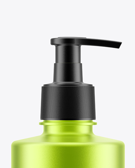 Metallic Soap Bottle Mockup PSD #2