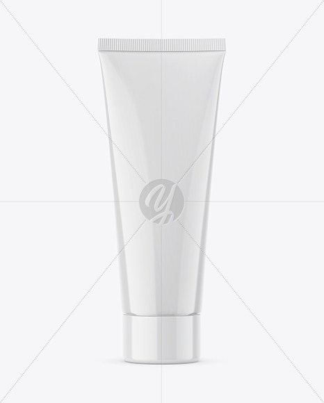 Glossy Plastic Tube Mockup Glossy Plastic Tube Mockup