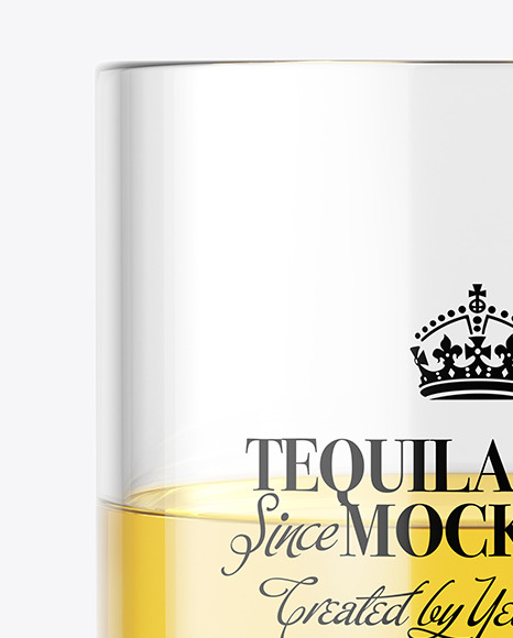 Tequila Glass Mockup PSD #3