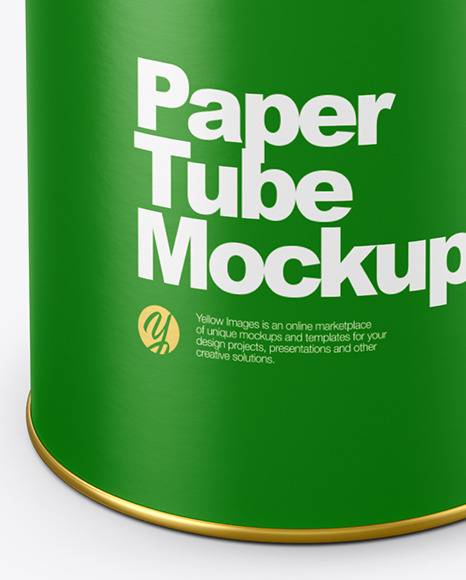 Paper Tube Mockup PSD #7