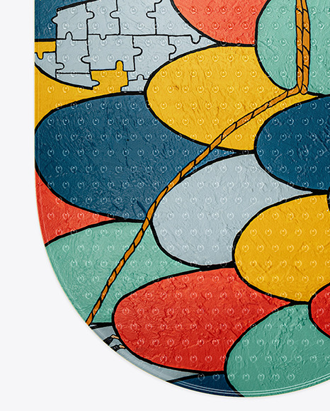 Shower Mat Mockup PSD #6