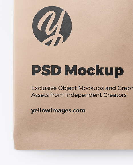 Download Paper Pack With Pink Glazed Donut Mockup In Packaging Mockups On Yellow Images Object Mockups PSD Mockup Templates