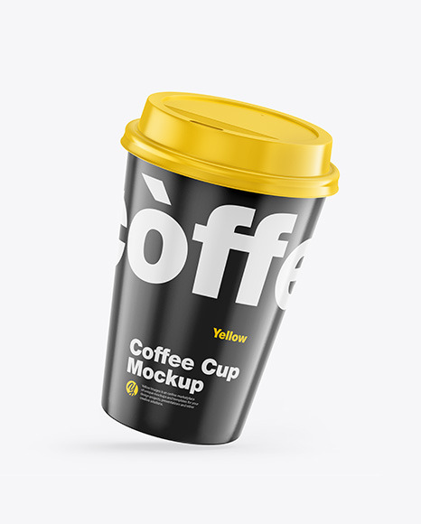 Glossy Coffee Cup Mockup - Free Download Images High Quality PNG, JPG