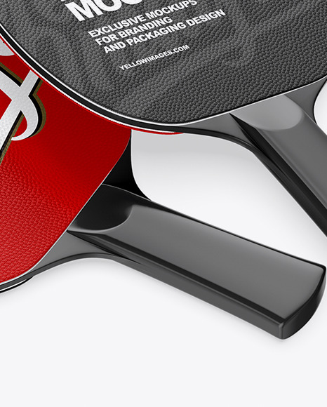 Ping Pong Paddle Mockup PSD #2