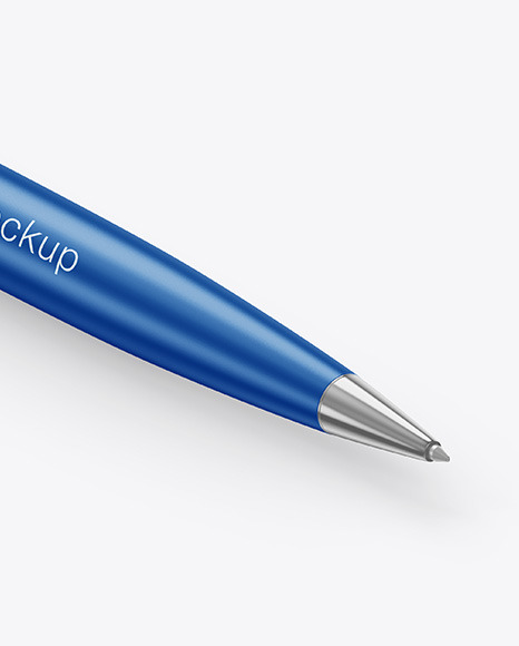 Matte Pen w  Metallic Finish Mockup PSD #5