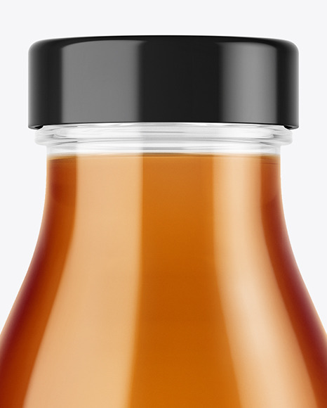 Tea Bottle with a Tag Mockup PSD #7