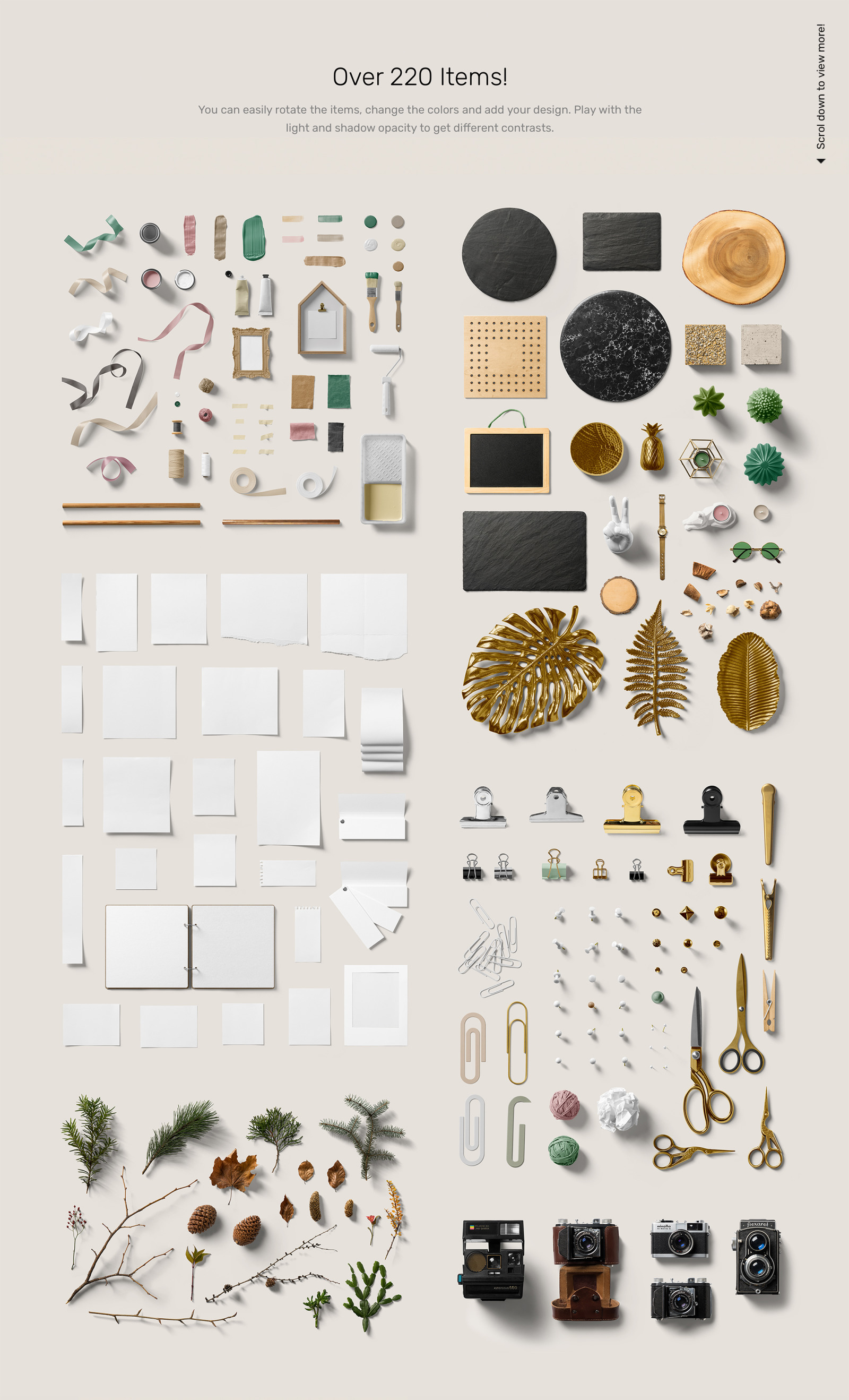 Download Moodboard Mockups In Stationery Mockups On Yellow Images Creative Store