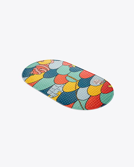 Shower Mat Mockup PSD #2