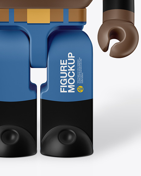 Matte Collectible Figure Mockup PSD #1