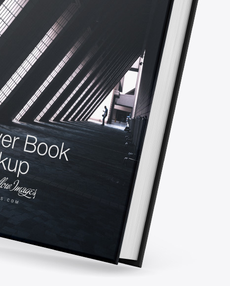 Hardcover Book w  Matte Cover Mockup PSD #5