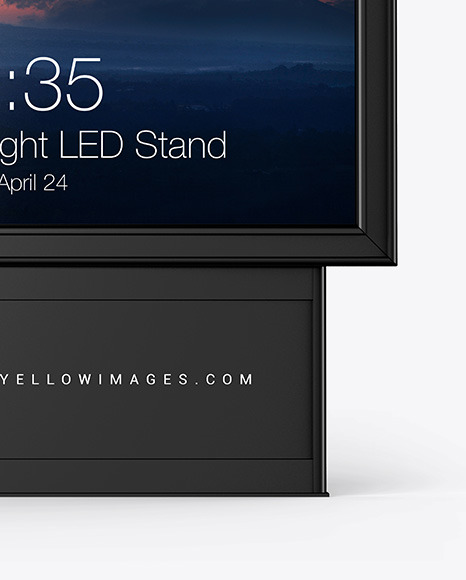 Citylight LED Stand Mockup PSD #7