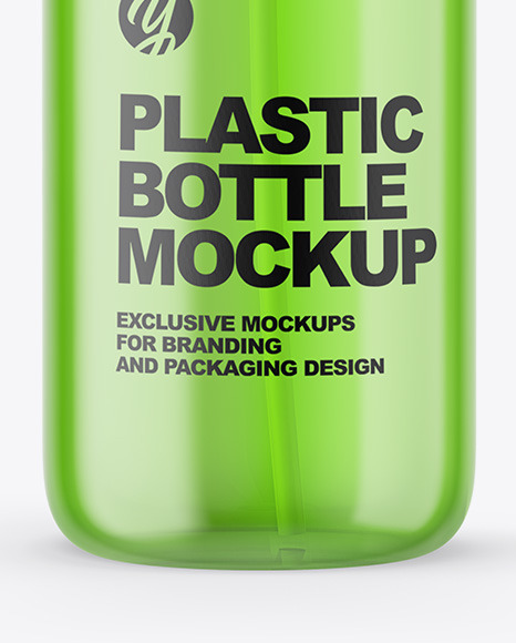 Clear Pump Bottle Mockup PSD #2