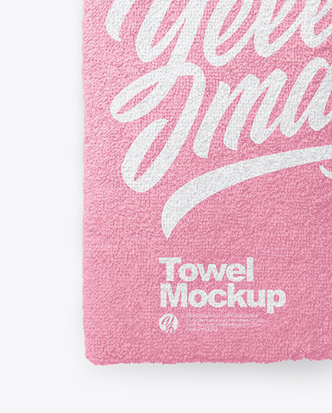 Towel Mockup PSD #1