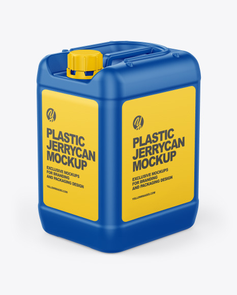 Matte Jerrycan Mockup