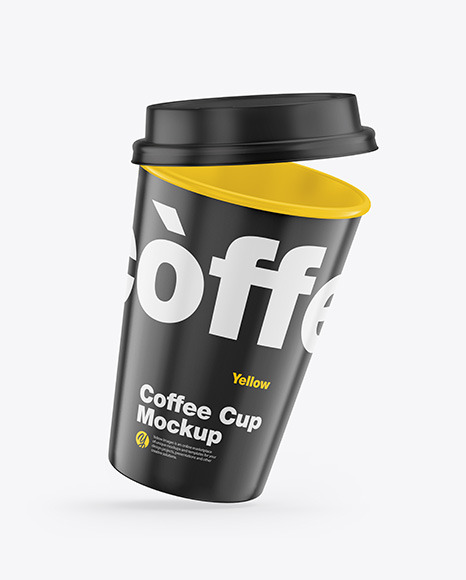 Glossy Coffee Cup Mockup PSD #2