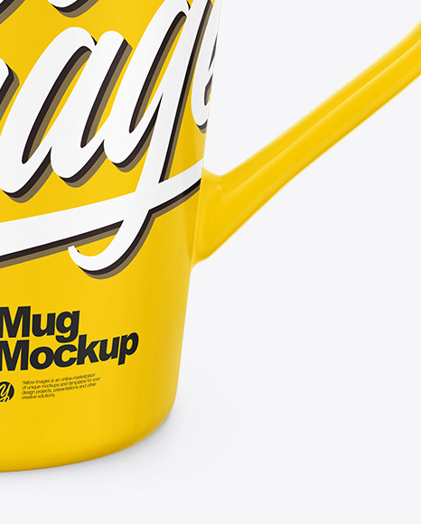 Download Mug Mockup In Cup Bowl Mockups On Yellow Images Object Mockups Yellowimages Mockups