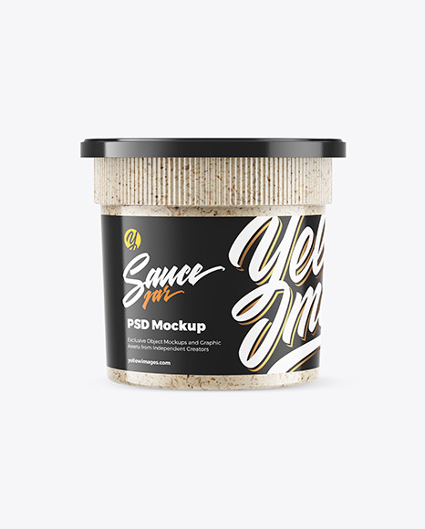 Sauce Jar Mockup