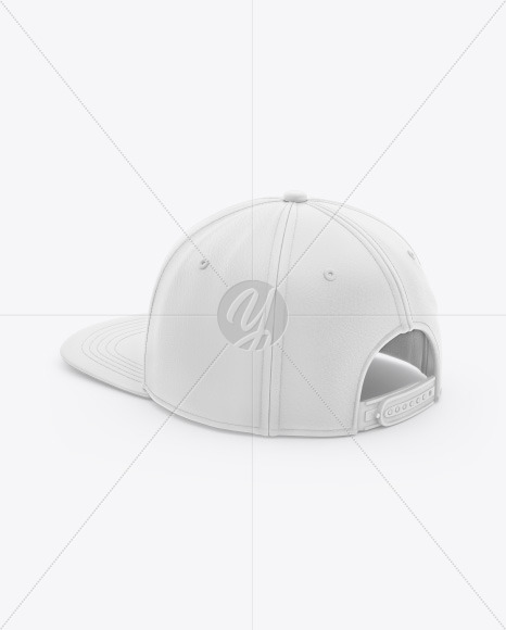 Snapback Cap Mockup Front View In Apparel Mockups On Yellow Images Object Mockups