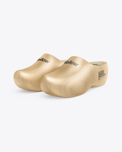 Download Clogs Shoes Mockup In Apparel Mockups On Yellow Images Object Mockups