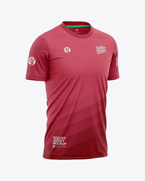 los padres de crianza Consciente trabajo duro Soccer Jersey Mockup on Yellow Images Object Mockups