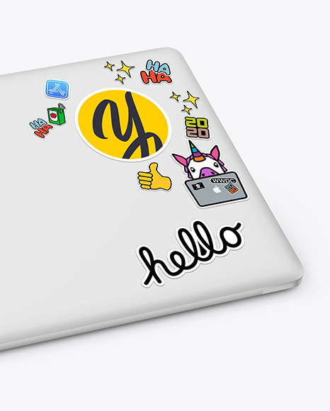 Download Laptop Backside Mockup In Device Mockups On Yellow Images Object Mockups