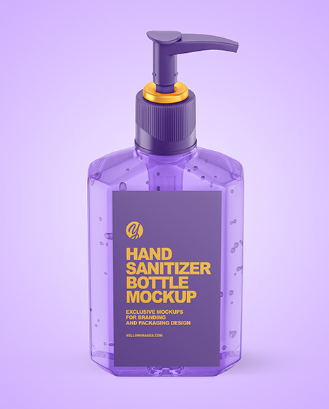 Download Sanitizing Gel Bottle With Dispenser Mockup In Bottle Mockups On Yellow Images Object Mockups PSD Mockup Templates