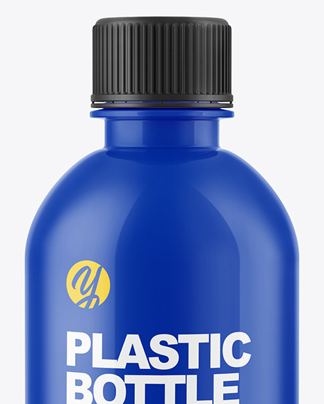 Glossy Plastic Bottle Mockup PSD #2