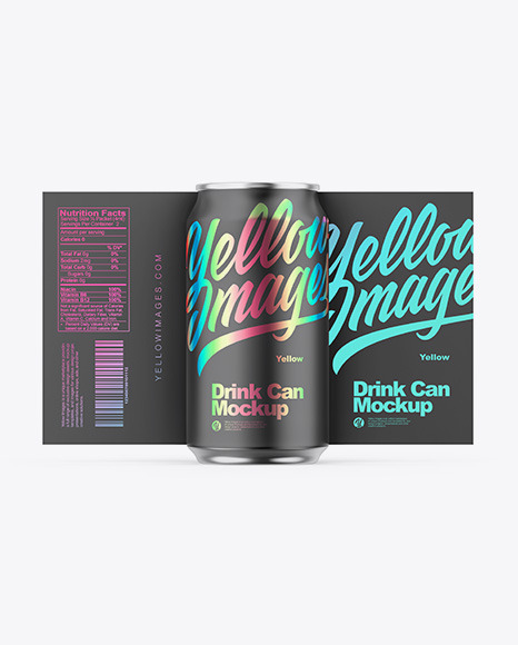 Download Glossy Metallic Can W Matte Finish Mockup In Can Mockups On Yellow Images Object Mockups Yellowimages Mockups