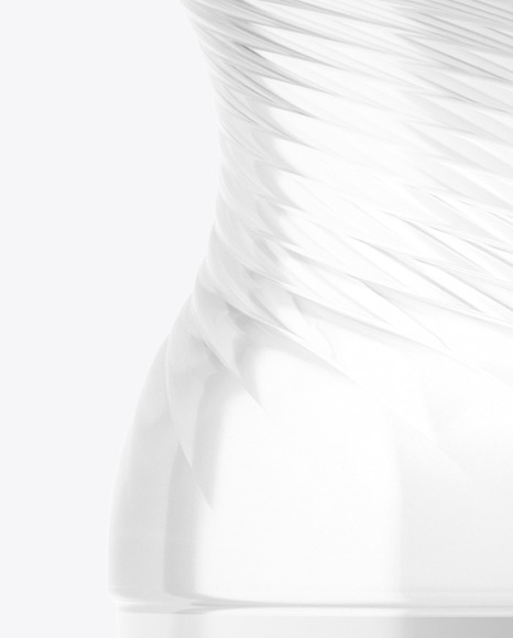 Clear Plastic Water Bottle Mockup PSD #6