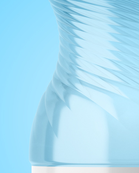 Clear Plastic Water Bottle Mockup PSD #7