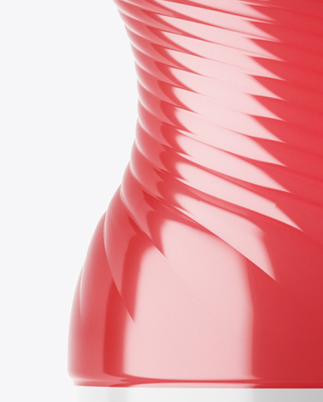 PET Bottle with Pink Grapefruit Drink Mockup PSD #6