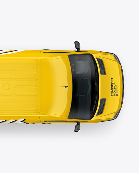 Panel Van Mockup - Top View