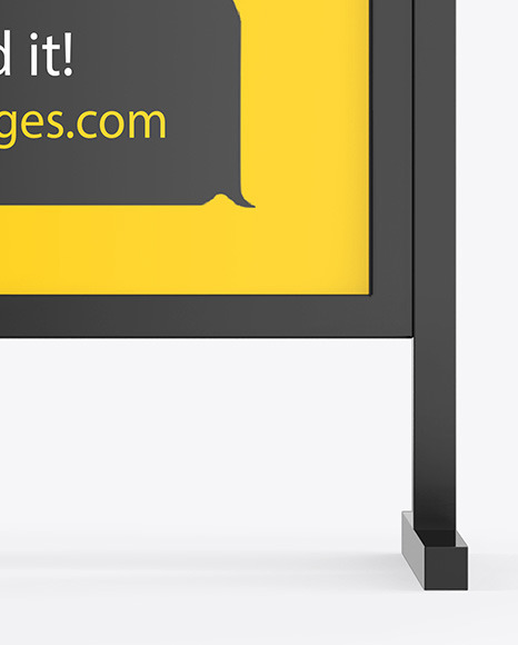 Advertising Stand Mockup PSD #1