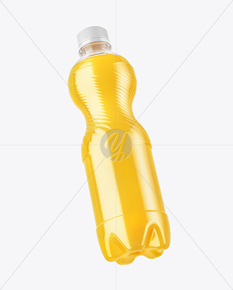 Download Pet Bottle With Orange Drink Mockup In Bottle Mockups On Yellow Images Object Mockups PSD Mockup Templates