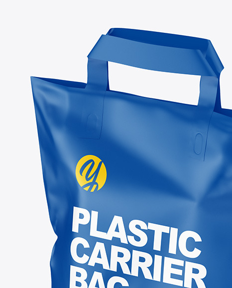 Download Matte Plastic Carrier Bag Psd Mockup Yellowimages