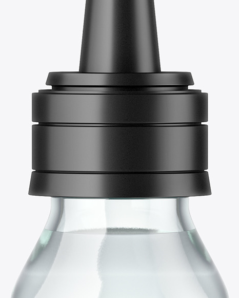 Clear Glass Dropper Bottle Mockup PSD #2