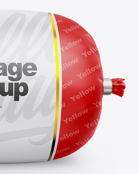 Download Sausage Chub Psd Mockup Yellowimages