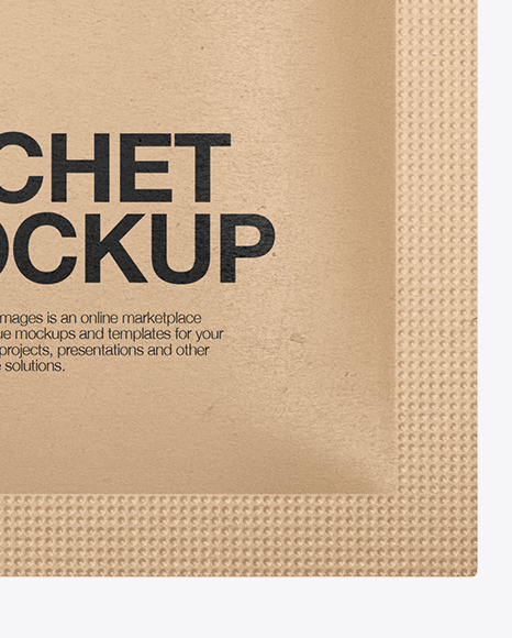 Download Kraft Paper Sachet Mockup In Sachet Mockups On Yellow Images Object Mockups PSD Mockup Templates