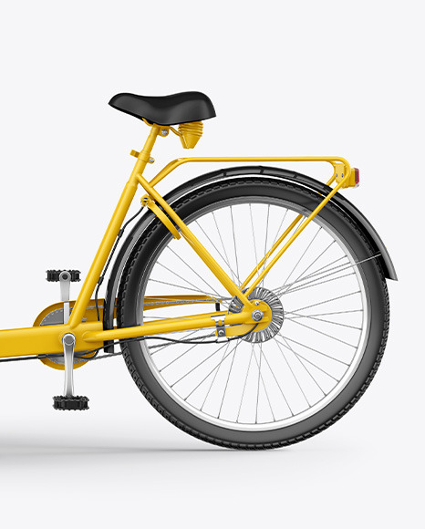 Download Cargo Bike Mockup Left Side View In Vehicle Mockups On Yellow Images Object Mockups Yellowimages Mockups