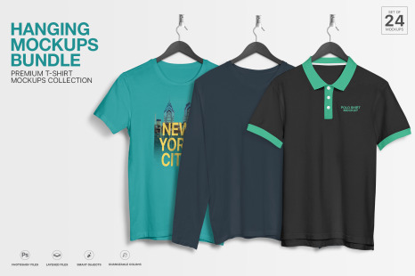 Newest Apparel Mockups On Yellow Images Creative Store