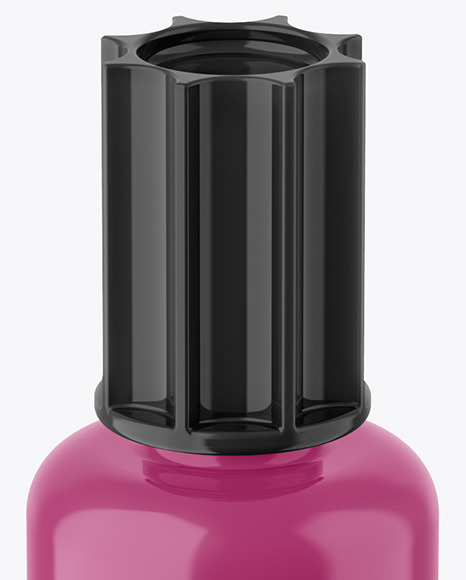 Glossy Plastic Bottle Mockup PSD #1