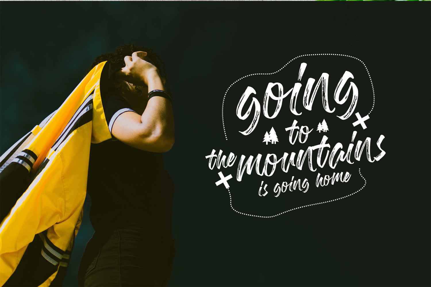 Wilderness In Fonts On Yellow Images Creative Store