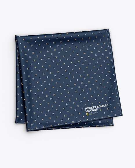 Download Pocket Square Mockup - Top View in Apparel Mockups on ...