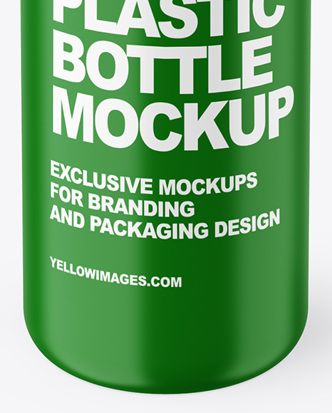 Matte Plastic Bottle Mockup PSD #6