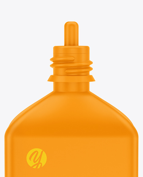 Download Matte Dropper Bottle Mockup In Bottle Mockups On Yellow Images Object Mockups PSD Mockup Templates