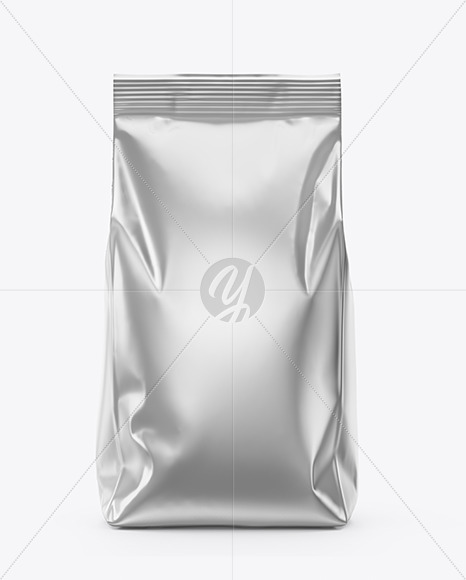 Download Metallic Food Bag Mockup In Bag Sack Mockups On Yellow Images Object Mockups PSD Mockup Templates