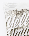 Download Clear Transparent Plastic Pack With White Sunflower Seeds Mockup Top View In Flow Pack Mockups On Yellow Images Object Mockups