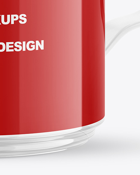 Glossy Plastic Mug Mockup PSD #6